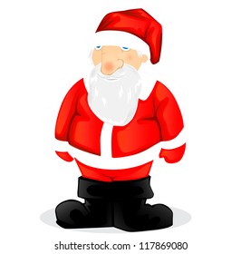 Santa claus on white background