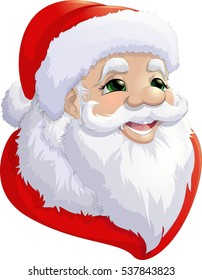 Santa Claus on a white background