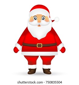 Santa Claus on a white background