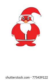 Santa Claus on white background
