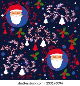 Santa Claus pattern.