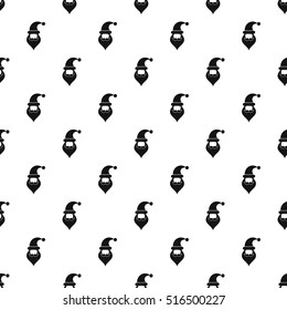 Santa Claus pattern. Simple illustration of Santa Claus vector pattern for web