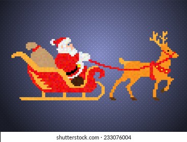 Santa Claus Pixel Art