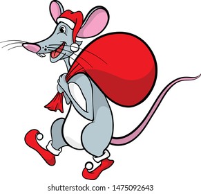 Santa Claus Rat 2020 Chinese zodiac sign