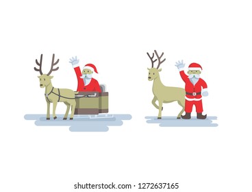 santa claus ready to go