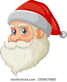 Santa Claus with a red hat