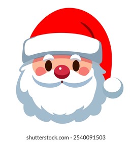 Santa Claus with red hat
