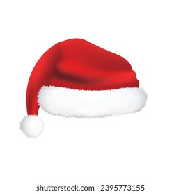 Santa Claus red hat isolated or transparent png, Merry Christmas or X mas