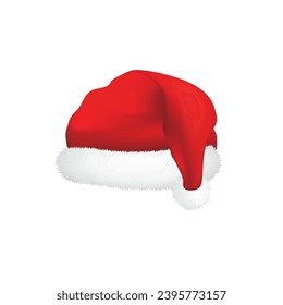 Santa Claus red hat isolated or transparent png, Merry Christmas or X mas