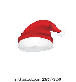 Santa Claus red hat isolated or transparent png, Merry Christmas or X mas