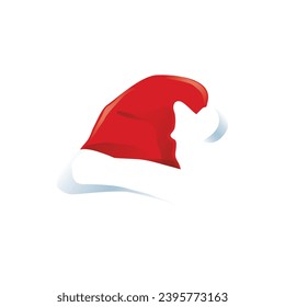 Santa Claus red hat isolated or transparent png, Merry Christmas or X mas