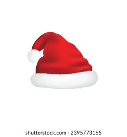 Santa Claus red hat isolated or transparent png, Merry Christmas or X mas