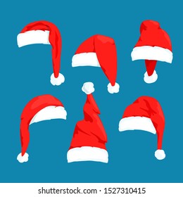 Roter Hut des Weihnachtsmanns