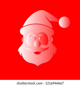Santa Claus in Red and white