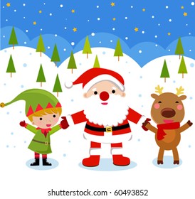 9,217 Santa elf reindeer Images, Stock Photos & Vectors | Shutterstock