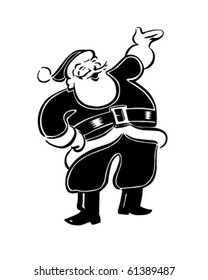 Santa Claus - Retro Clip Art