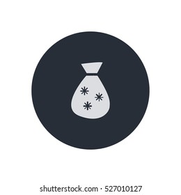 Santa Claus sack icon vector, can be used for web and mobile design