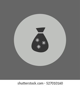 Santa Claus sack icon vector, can be used for web and mobile design