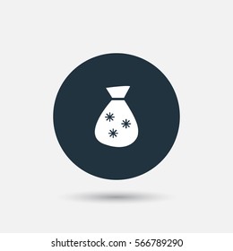 Santa Claus sack icon vector, can be used for web and mobile design