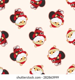 santa claus ,seamless pattern
