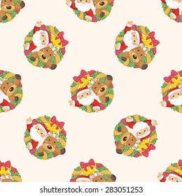 santa claus ,seamless pattern