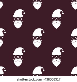 Santa Claus. Seamless vector wallpaper