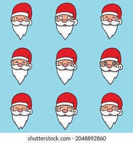 Vector de diseño de icono de Santa Claus