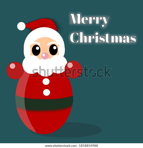 Santa Claus Shape Russian Doll Style Stock Vector (Royalty Free