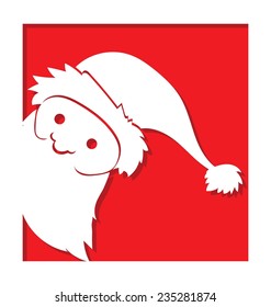Santa Claus - simple vector illustration