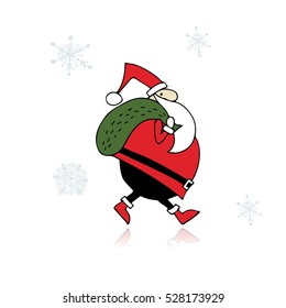 Santa Claus, sketch for your design