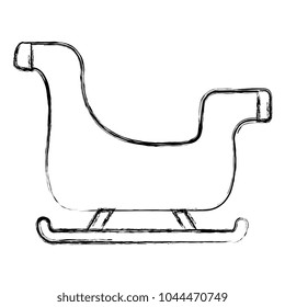 santa claus sleigh icon