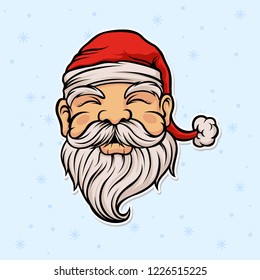 santa claus smile