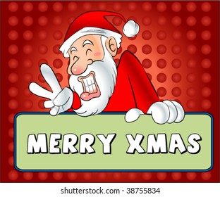 Santa Claus smile