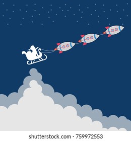 Santa Claus in space