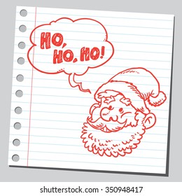 Santa Claus speaking