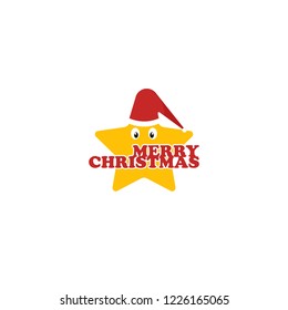 Santa Claus Star Merry Christmas. Vector illustration - Shutterstock ID 1226165065