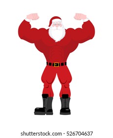 Muscular Santa Claus Stock Illustrations Images Vectors Shutterstock