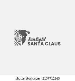 SANTA CLAUS AND SUN LIGHT LOGO