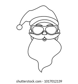 Santa claus with sunglasses