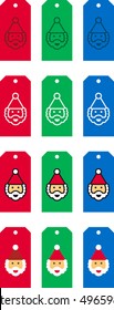 SANTA CLAUS tags