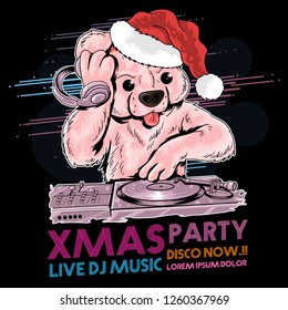 SANTA CLAUS TEDDY BEAR DJ MUSIC