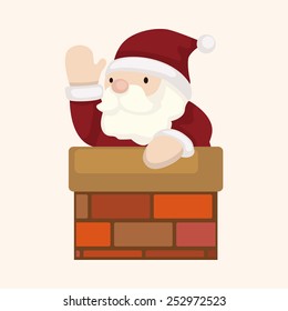 santa claus theme elements