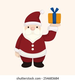 santa claus theme elements