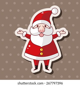 santa claus theme elements