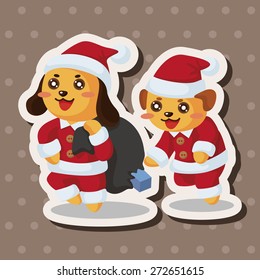 santa claus theme elements