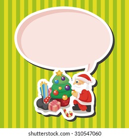 santa claus theme elements