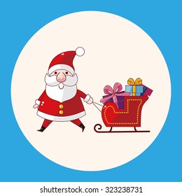 santa claus theme elements