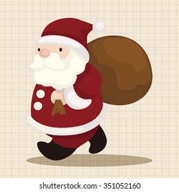 santa claus theme elements
