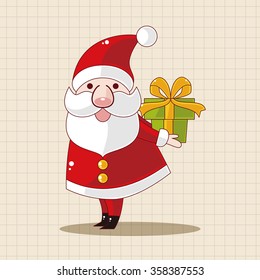 santa claus theme elements