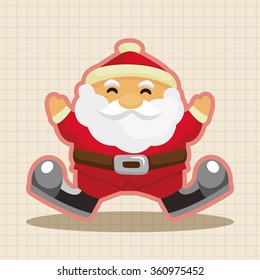 santa claus theme elements